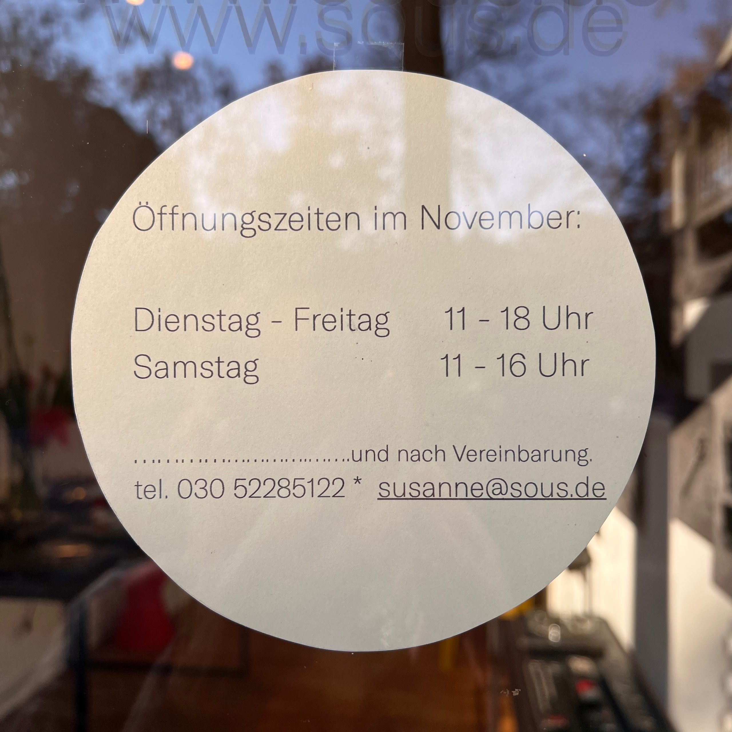 Aktuelle Öffnungszeiten title=