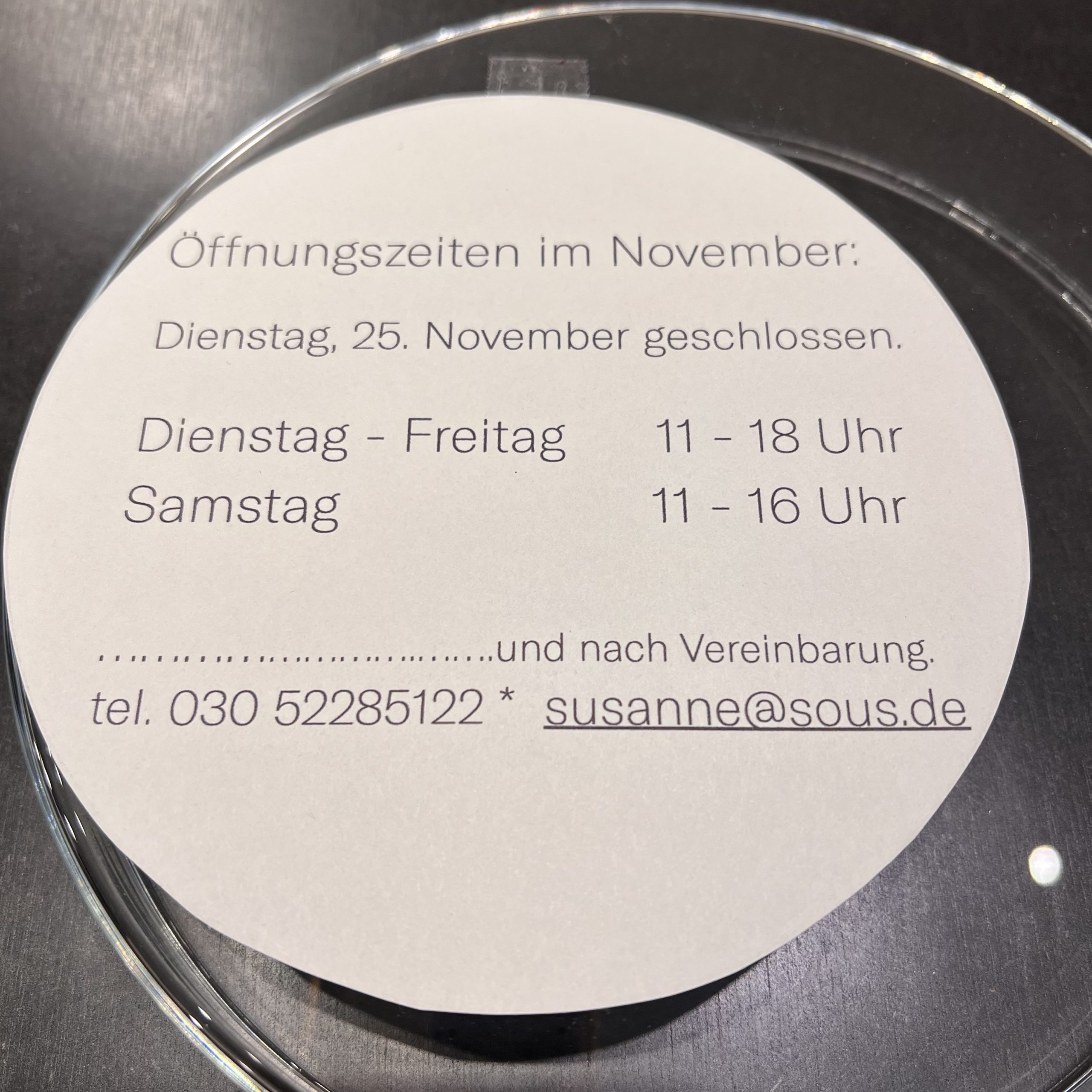 Aktuelle Öffnungszeiten title=