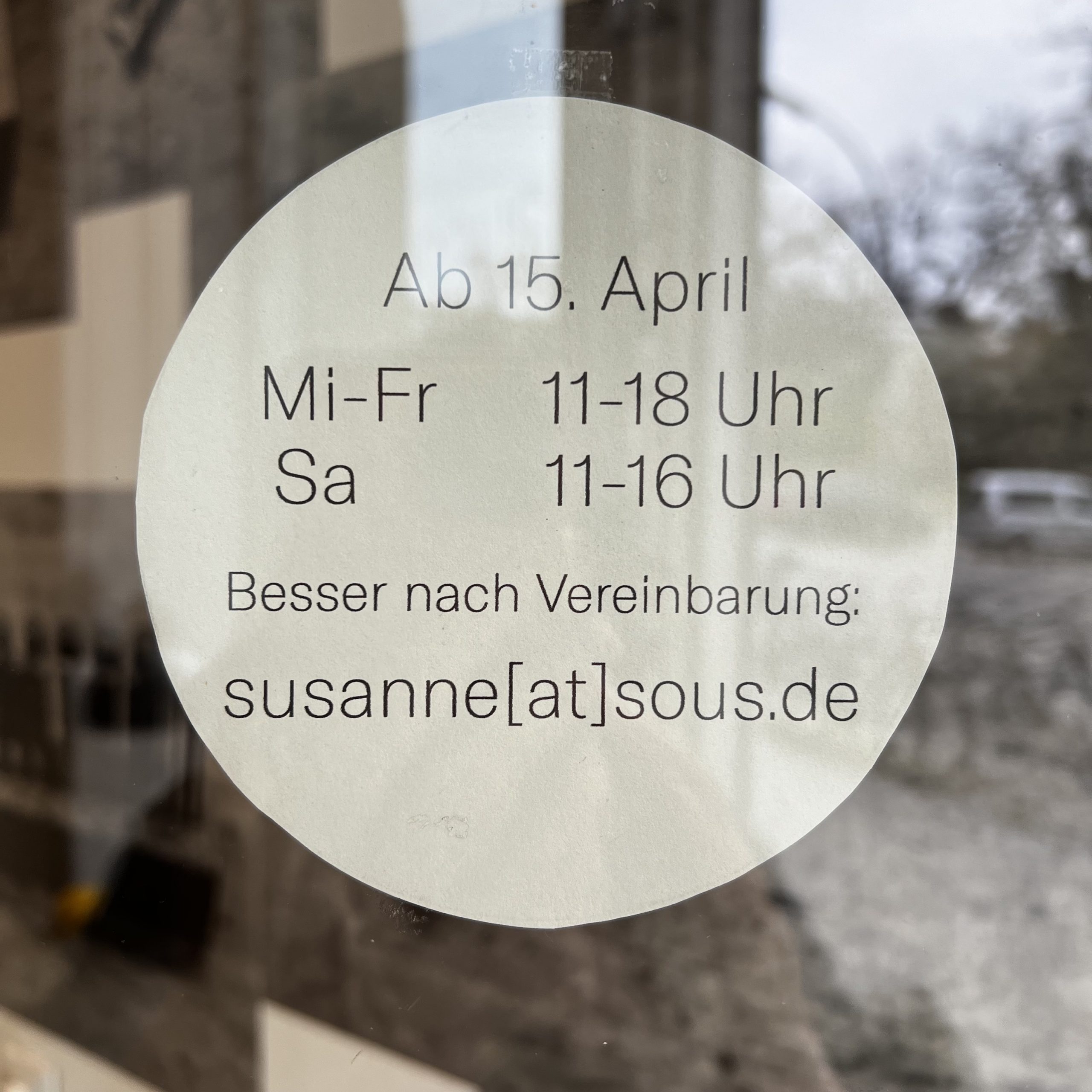 Aktuelle Öffnungszeiten title=