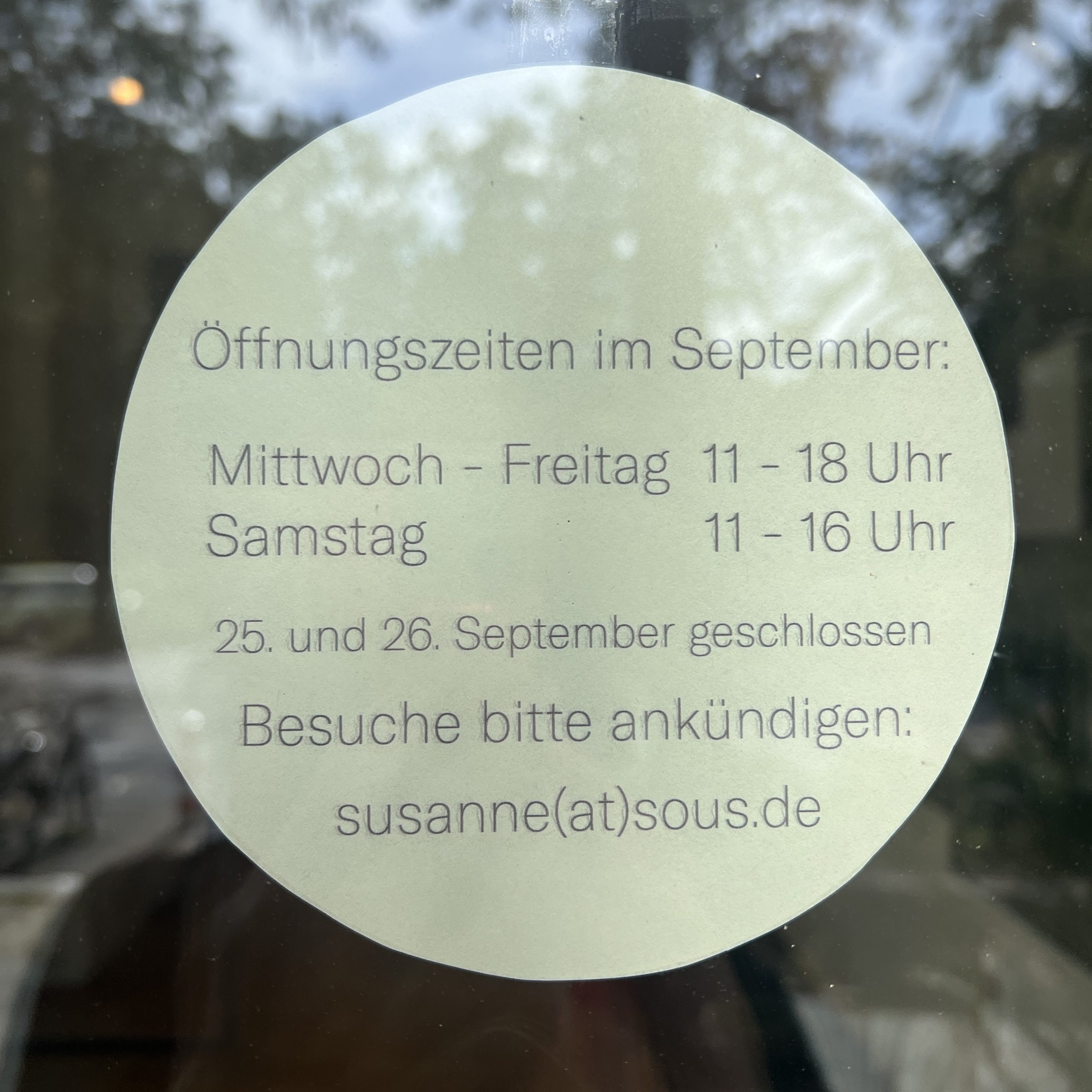 Aktuelle Öffnungszeiten title=