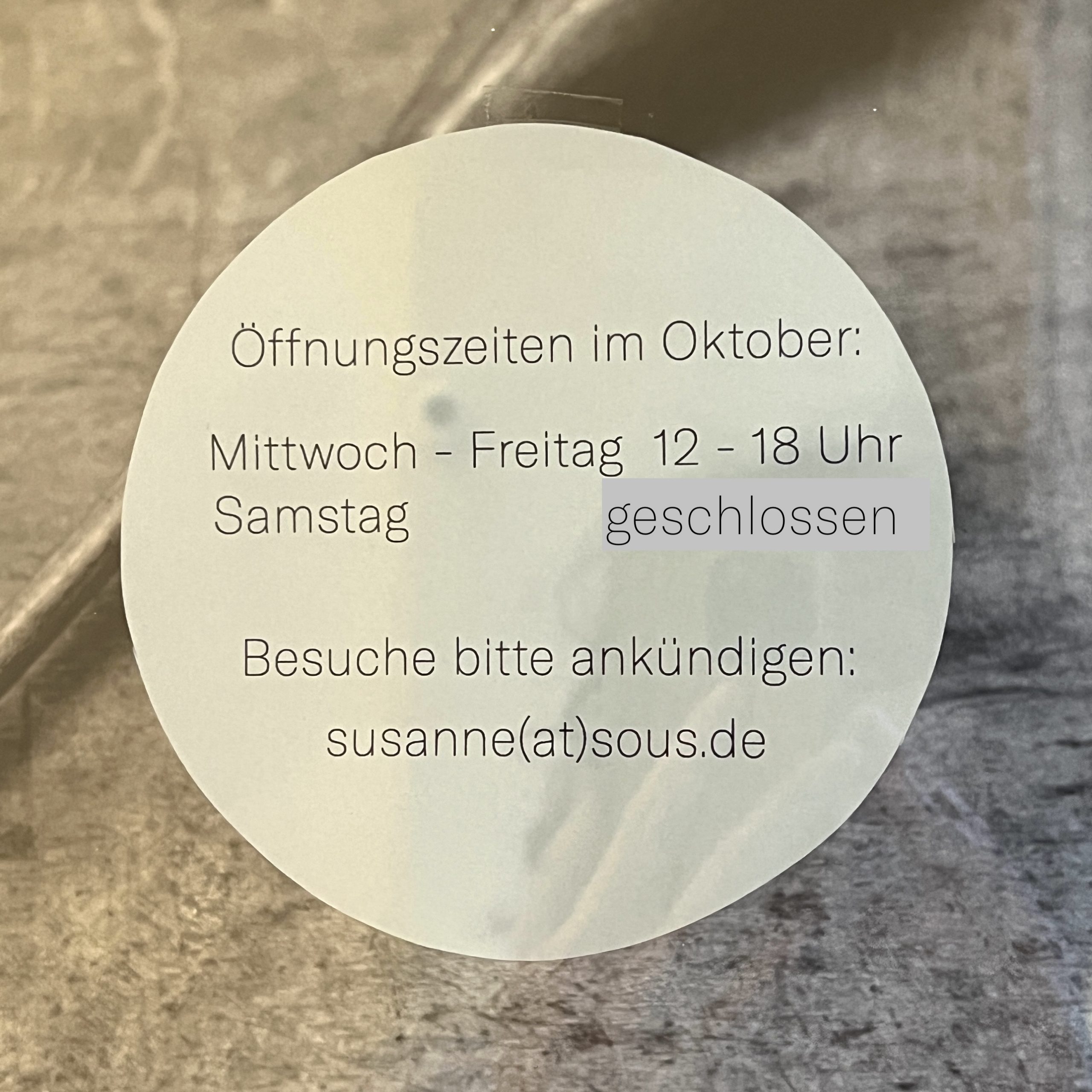 Aktuelle Öffnungszeiten title=